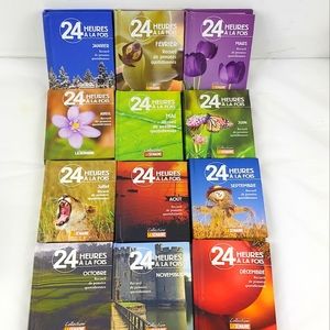 - 24 heures a la fois 12 mini livres en francais